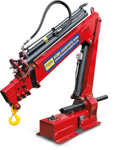 Guindaste veicular articulado PUHL Semi Canivete 4.000